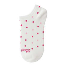 FANTASMINO DONNA FANTASIA POIS FRESCO COTONE 