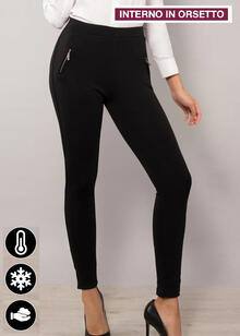 LEGGINGS DONNA SCUBA CON INTERNO IN PILE 