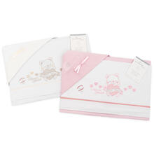 LENZUOLO 3 PZ CULLA RICAMATO 