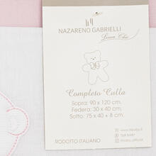 LENZUOLO 3 PZ CULLA RICAMATO 