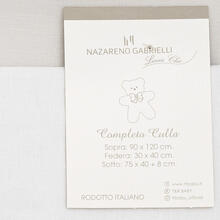 LENZUOLO 3 PZ CULLA RICAMATO 