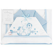 LENZUOLO 3 PZ LETTINO RICAMATO