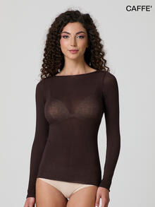 MAGLIA ESTERNABILE SCOLLO BARCA IN CASHMERE 