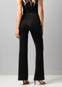 PANTALONE A ZAMPA VISCOSA ELASTICIZZATA 