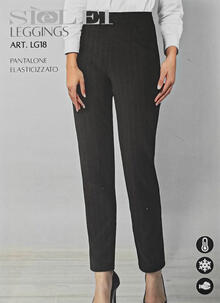 PANTALONE DONNA NEW LOOK GESSATO VITA ALTA 