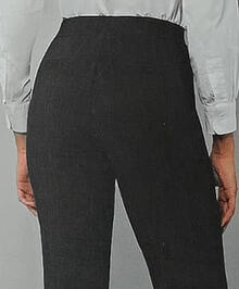 PANTALONE DONNA NEW LOOK GESSATO VITA ALTA 