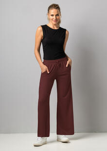 PANTALONE LARGO CON TASCHE 