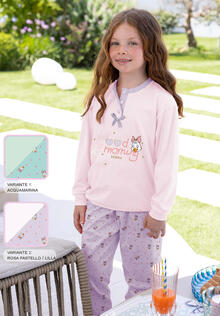 PIGIAMA BIMBA JERSEY LUNGO 