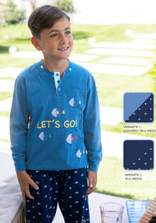 PIGIAMA BIMBO LUNGO JERSEY 