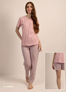 PIGIAMA DONNA 3 PEZZI 