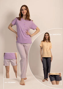 PIGIAMA DONNA 3 PEZZI 