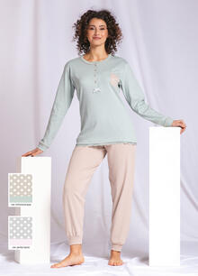 PIGIAMA DONNA INTERLOCK 