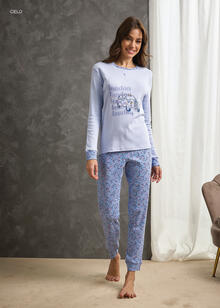 PIGIAMA DONNA INTERLOCK 