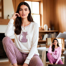 PIGIAMA DONNA INTERLOCK 