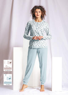 PIGIAMA DONNA INTERLOCK 