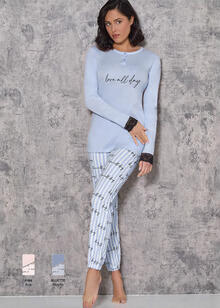PIGIAMA DONNA INTERLOCK 