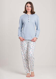PIGIAMA DONNA INTERLOCK 