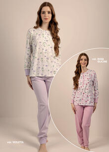 PIGIAMA DONNA LUNGO JERSEY 
