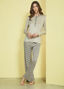 PIGIAMA DONNA LUNGO JERSEY 