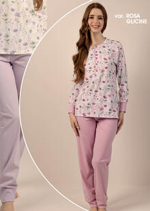 PIGIAMA DONNA LUNGO JERSEY 