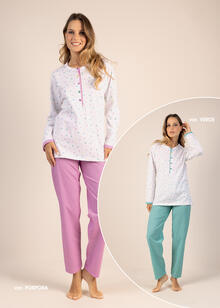 PIGIAMA DONNA LUNGO JERSEY 