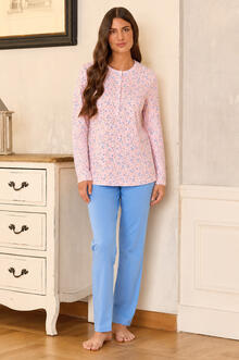 PIGIAMA DONNA LUNGO JERSEY 