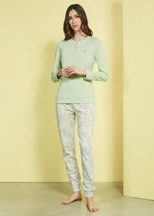 PIGIAMA DONNA LUNGO JERSEY 