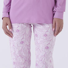 PIGIAMA DONNA LUNGO JERSEY APERTO IN SCATOLA 