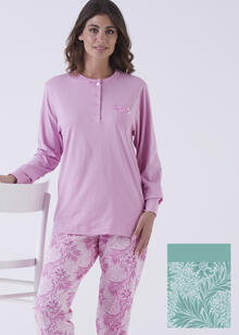 PIGIAMA DONNA LUNGO JERSEY IN SCATOLA 