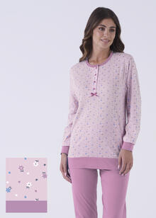 PIGIAMA DONNA LUNGO JERSEY IN SCATOLA 