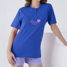 PIGIAMA DONNA MEZZA MANICA PANTALONCINO 