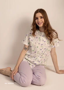 PIGIAMA DONNA MEZZA MANICA PANTALONE LUNGO 