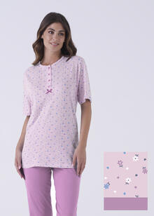 PIGIAMA DONNA MEZZA MANICA PANTALONE LUNGO 
