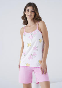 PIGIAMA DONNA SPALLA STRETTA PANTALONCINO 