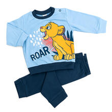 PIGIAMA NEONATO INTERLOCK RE LEONE 