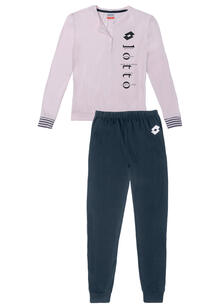 PIGIAMA RAGAZZA LUNGO JERSEY LOTTO 