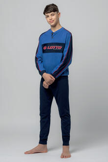 PIGIAMA RAGAZZO LUNGO JERSEY LOTTO 