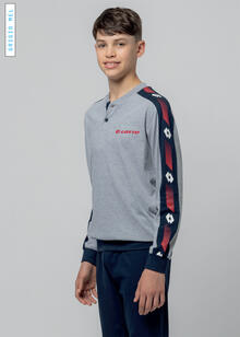 PIGIAMA RAGAZZO LUNGO JERSEY LOTTO 