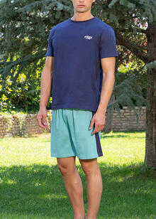 PIGIAMA RAGAZZO MEZZA MANICA PANTALONCINO 