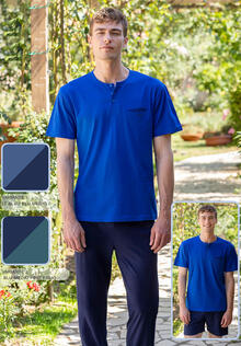 PIGIAMA UOMO 3 PEZZI 