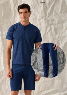 PIGIAMA UOMO 3 PEZZI ENRICO COVERI 