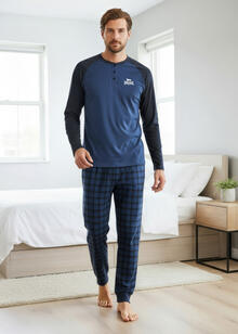 PIGIAMA UOMO INTERLOCK 