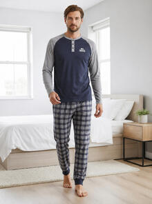 PIGIAMA UOMO INTERLOCK 