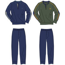 PIGIAMA UOMO LUNGO JERSEY 