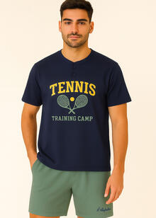 PIGIAMA UOMO MEZZA MANICA PANTALONCINO 