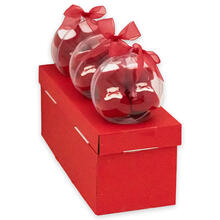 SCARPETTA NATALIZIA IN CALDO COTONE IN DISPLAY DA 3 PZ