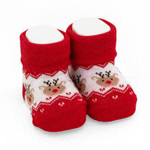 SCARPETTA NATALIZIA IN CALDO COTONE IN DISPLAY DA 3PZ