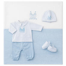 SET CORREDINO PRIMA NASCITA ESTIVO IN COTONE JERSEY 