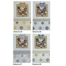 TOVAGLIA X6 RICAMATA CM 140X180 