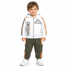 TUTA NEONATO 12-30 MESI CON ZIP E CAPPUCCIO 